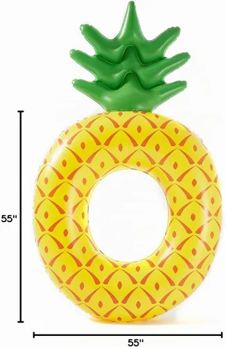 Vista 7 de Flotador inflable grande de piña para adultos