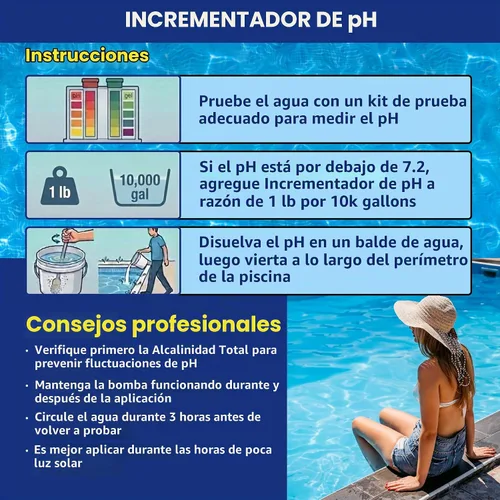 Vista 3 de In The Swim Aumentador de pH para piscinas - 5 libras