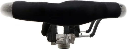 Vista 5 de IKON MOTORSPORTS, Volante compatible con Honda Civic de 10ª generación 2016-2021, volante de fibra de carbono sintética tipo ante con costuras rojas