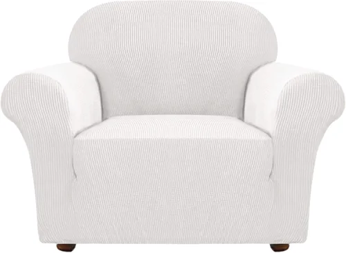 Vista 23 de Turquoize Funda elástica para silla reclinable, funda para sofá reclinable, funda de sofá de 1 pieza con bolsillo lateral, funda protectora