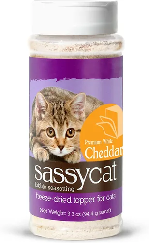 Vista 4 de Herbsmith Sassy Cat Kibble Seasoning - Caldo de huesos liofilizado - Decoración de comida para gatos para comedores quisquillosos - Caldo de hueso