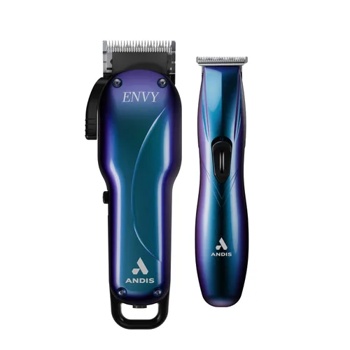 Vista 10 de Andis 560968 Edición Limitada Galaxy Envy Li Afeitadora Inalámbrica, Afeitadora de Cabello Recargable, Hoja Ajustable, Corte Cerrado Sin Espacios