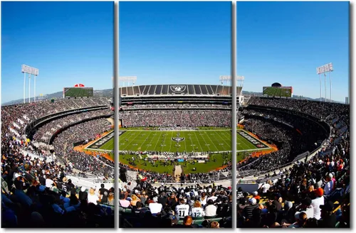 Vista 81 de TUMOVO MetLife Stadium - Decoración de pared de Nueva York, 3 piezas, lienzo, arte de pared para decoración del hogar, juegos de fútbol americano