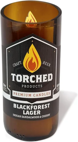 Vista 12 de Torched Velas perfumadas de cerveza, vela de cera de soja natural, aroma Pilsner de madera de pino de 8 onzas, es un gran regalo para hombres