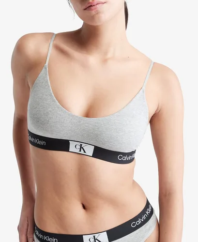 Vista 3 de Calvin Klein Women's 1996 Cotton Unlined Bralette