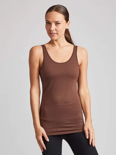 Vista 5 de Kalon Paquete de 4 camisetas sin mangas para mujer con diseño moderno y pechugona