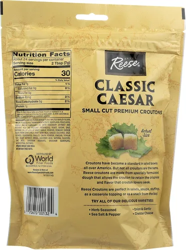 Vista 2 de Reese Crutones de ensalada César, 6 onzas (paquete de 12)