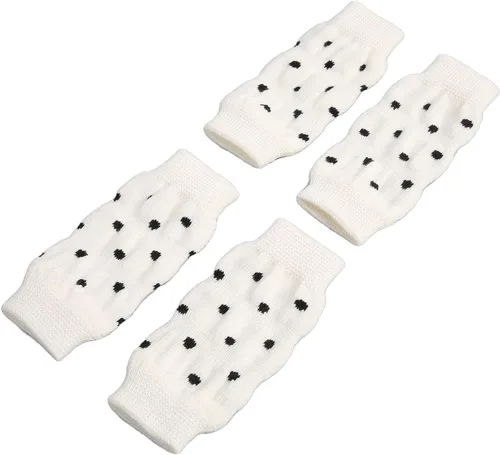 Vista 9 de Zerodis 4 protectores de codo de perro, protectores elásticos para patas de mascotas, fundas cálidas para corral de perro, mangas de pierna