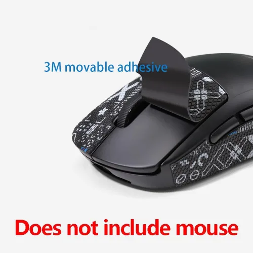 Vista 7 de Paneles laterales de ratóncinta de agarre de pasta antisudor para mouse Logitech G Pro X Superlight de segunda generación inalámbrico