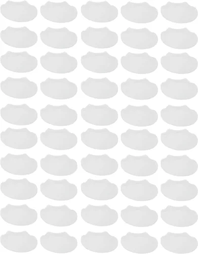 Vista 2 de ZJchao 50 piezas de película transparente de línea facial para salón de belleza en el hogar, cuidado postoperatorio con visera de ducha desechable
