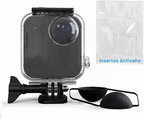 Vista 7 de Carcasa impermeable para pantalla táctil para GoPro MAX 360, protección de buceo, cubierta de buceo subacuática para Go Pro Max accesorios de cámara