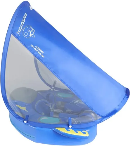 Vista 6 de Mambobaby Flotador de natación para bebé con cola, flotador sólido no inflable, mejora de flotador suave impermeable y agradable a la piel