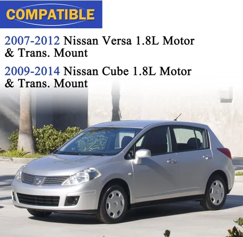 Vista 2 de Motor de montaje del motor y montaje de transmisión para Nissan Versa 2007-2012