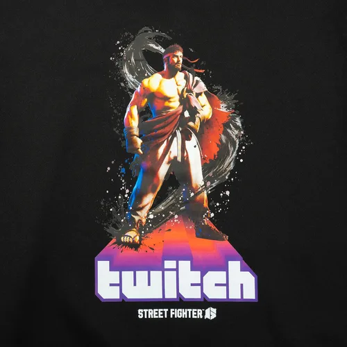 Vista 4 de Twitch x Sudadera con capucha Street Fighter 6