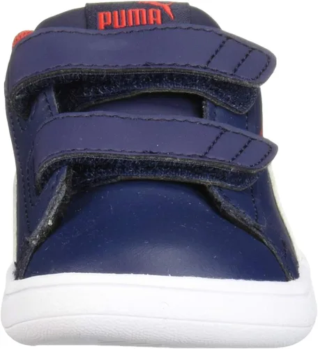 Vista 2 de PUMA Unisex-Child Smash 2 Hook and Loop Sneaker