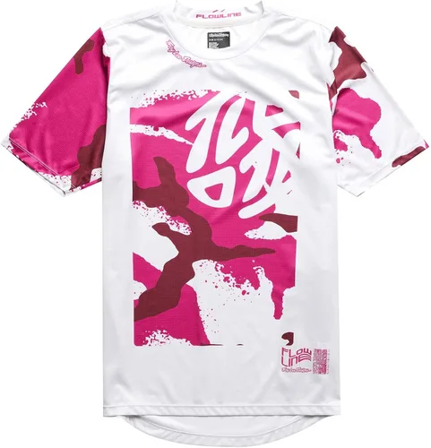 Vista 24 de Troy Lee Designs Flowline Short Sleeve Jersey Negro