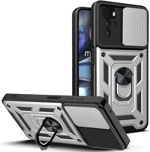 Vista 50 de Compatible con Tecno Camon 18P Bracket Shell, Slide Camera Lens Cover Case Azul