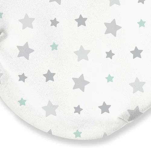 Vista 2 de SwaddleMe - Manta original orgánica, talla S/M, de 0 a 3 meses, paquete de 2 (cielos estrellados)