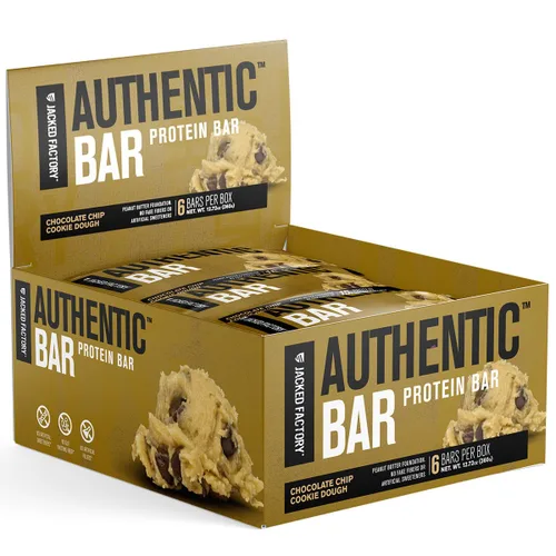Vista 10 de Jacked Factory Authentic Bar - Barras de proteína de caramelo de mantequilla de maní, sabrosas barras energéticas de reemplazo de comidas