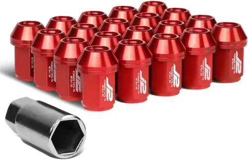 Vista 8 de J2 Engineering LN-T7-024-125-BK 20Pcs M12 x 1.25 7075-T6 Tuerca de aluminio de 1.378 in de extremo cerrado con adaptador de enchufe (negro)
