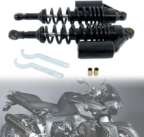 Vista 7 de Labwork - Amortiguadores de 13.5 pulgadas de 13.386 in, reemplazo de suspensión trasera para Honda, repuesto para Yamaha, repuesto para Suzuki