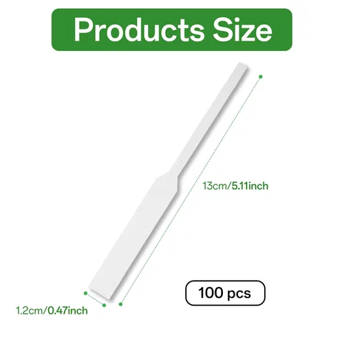 Vista 7 de 500 tiras probadoras de perfume, tiras de prueba de fragancias desechables, hechas de papel absorbente grueso, ideal como tiras de prueba