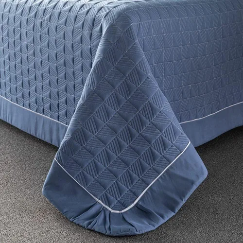 Vista 3 de Juego de edredón de 3 piezas tamaño Queen / Matrimonial, juego de ropa de cama reversible de 100% algodón de lujo para todas las estaciones, colcha