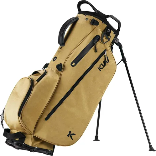 Vista 11 de KVV Bolsa de golf ligera con soporte con divisores de longitud completa de 7 vías, 5 bolsillos con cremallera, correas dobles ajustables