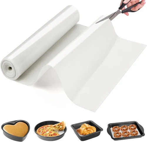 Vista 13 de Rollo de silicona para hornear – La mejor alfombrilla de silicona alemana para hornear – Alfombrilla de silicona antiadherente para repostería