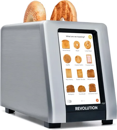 Vista 9 de Revolution R180 Connect Plus Tostadora Inteligente con Pantalla Táctil (Paquete con Prensa para Toastie y Rejilla de Calentamiento) Elija entre más