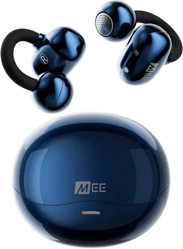 Vista 15 de MEE audio Pebbles Air Open Ear True Wireless - Auriculares Bluetooth 5.3 ligeros con micrófono y reducción de ruido de llamadas para gimnasio