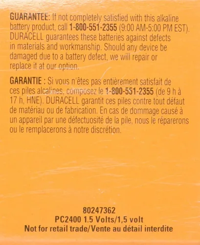 Vista 3 de Pila alcalina profesional PROCELL de DURACELL C12, 32-MA92-DH0O, 24, 24