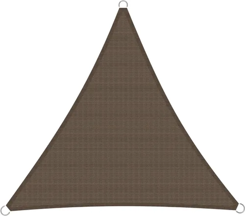 Vista 19 de Windscreen4less Toldo tipo vela triangular de 2 x 2 x 2 pies, para exteriores, bloqueo UV, para patio trasero, porche, pérgola, terraza, jardín Gris