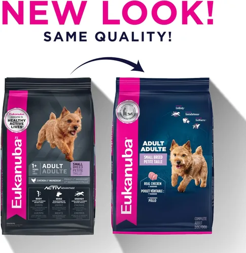 Vista 4 de Eukanuba Alimento seco para perros adultos de raza pequeña, bolsa de 15 libras