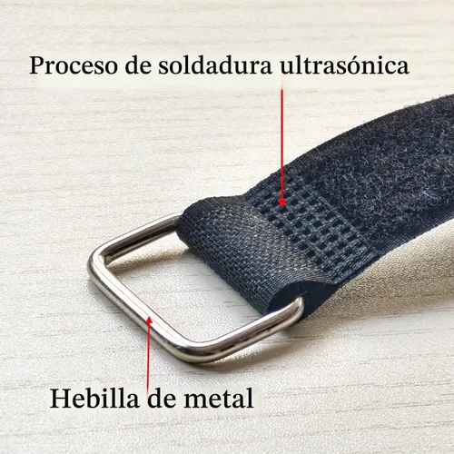 Vista 3 de Correa de cable de sujeción de gancho y bucle de 8, 12, 18, 24 y 30 pulgadas, paquete de 30 correas de sujeción de nailon reutilizables, correa