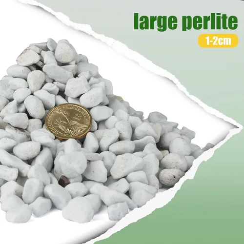 Vista 2 de Doter Perlita gruesa orgánica para plantas (0.4 a 0.8 pulgadas de diámetro), mezcla de acondicionador de aditivo natural para suelos