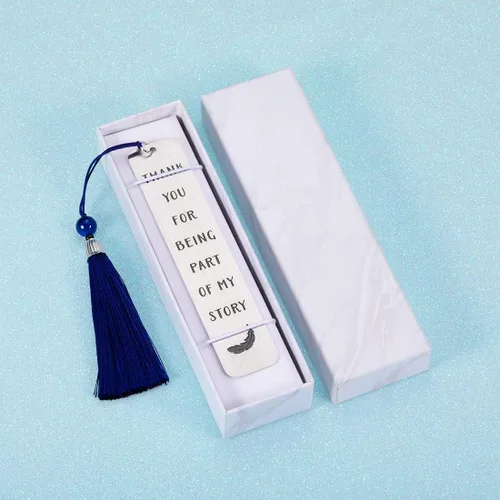 Vista 6 de Marcapáginas inspirador con borla para profesores, mujeres, hombres, graduación, cumpleaños, regalo de agradecimiento para profesores, estudiantes