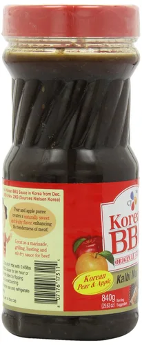 Vista 6 de CJ Korean Salsa BBQ, Kalbi, botellas de 29.63 onzas (paquete de 4).
