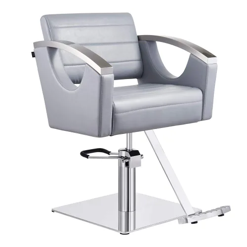 Vista 9 de Dir Salón de estilo silla de diseño europeo salón de belleza hidráulica silla Bello Negro