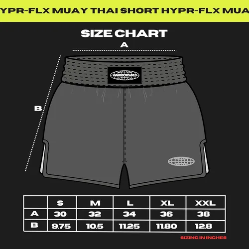 Vista 4 de WARRIORWRLD Pantalones cortos de Muay Thai pantalones cortos Hypr FLX Muay Thai para hombres y mujeres, pantalones cortos transpirables y ligeros
