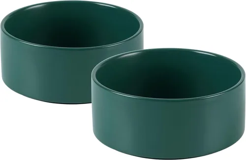 Vista 7 de Havniva Juego de 2 cuencos de cerámica de 5.1 pulgadas para perros y gatos, alimentador de alimentos y agua para perros de raza pequeña, gatitos