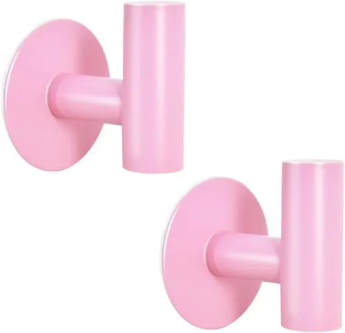 Vista 13 de Vuzvuv Paquete de 2 ganchos de pared mate negros, SUS304 de acero inoxidable impermeable para abrigo y bata, ganchos resistentes para baño, cocina