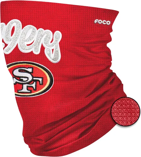 Vista 26 de FOCO NFL unisex-adult Nfl Team Logo Neck Gaiter Multiuse Mini impresión del color del equipo.