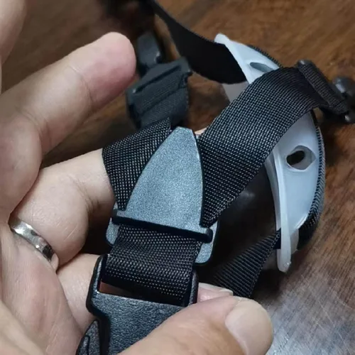 Vista 5 de Paquete de 2 correas de barbilla para casco, correa universal para casco de hockey, correa de barbilla para casco de fútbol, correa de barbilla