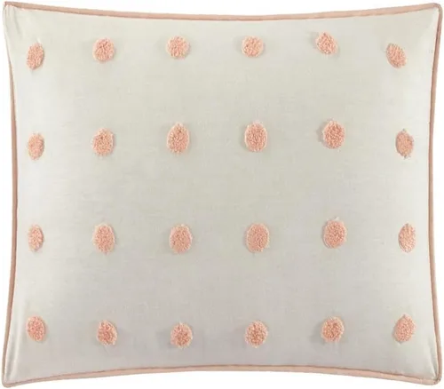 Vista 5 de Chic Home Desiree - Juego de edredón Blush Bed in a Bag, tamaño Queen (5 piezas), ropa de cama de microfibra con diseño jacquard a rayas, edredón