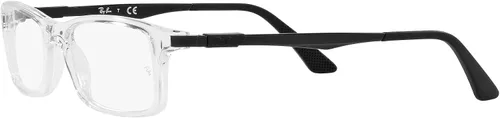 Vista 3 de Ray-Ban Rx7017 - Marcos rectangulares para anteojos graduados, Transparente