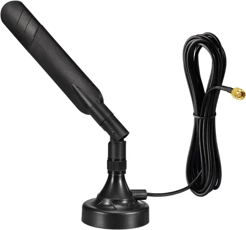 Vista 4 de Antena Eightwood 4G LTE con base magnética, antena macho MIMO SMA para enrutador 4G LTE, punto de acceso, módem, puerta de enlace IoT, cámara