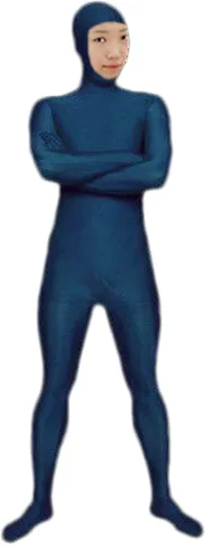 Vista 3 de VSVO Body completo Zentai de cara abierta de elastano para adultos y niños