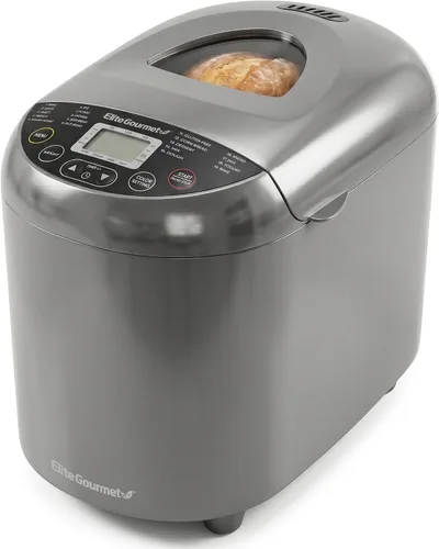 Vista 9 de Elite Gourmet - Máquina para hacer pan programable, 2 libras, 3 tamaños, 19 preajustes, menta Cuenta con ajustes preestablecidos sin gluten, masa