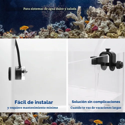 Vista 2 de Acuario ATO, Auto Top Off para acuario de agua dulce y salada, sistema automático de tapa de tanque de peces (ATO 100)